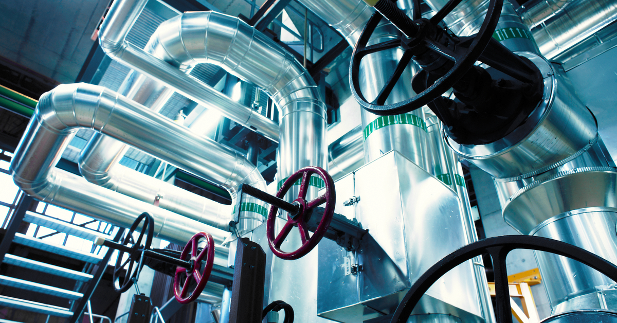 Mother embracing Son in Front of Nuclear power station