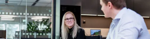 Meetings with colleagues and clients in the office