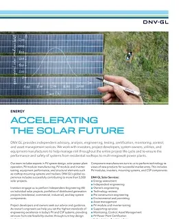 Solar services brochure