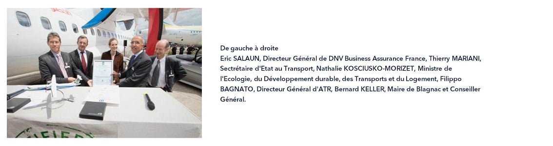 ATR : premier avionneur régional certifié "vert" sur toutes les étapes du cycle de vie de ses avions 