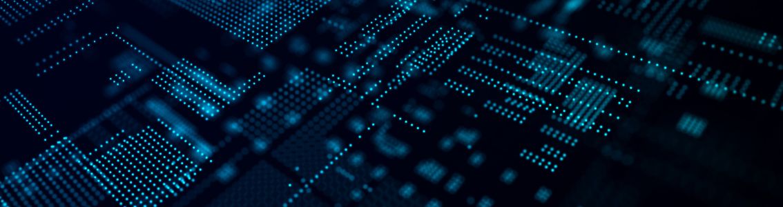 Fond numérique avec concept d'IA 