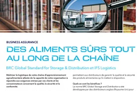 BRC Global Standard for Storage & Distribution et IFS Logistics