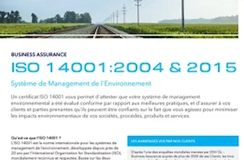 ISO 14001:2004 & 2015